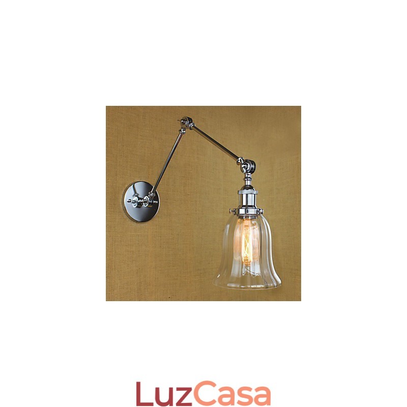 Apliques de parede Iluminação de banheiro Luzes de parede externas Luzes de parede de leitura Modernas contemporâneas Vidro