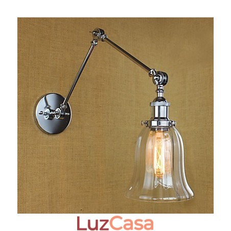 Apliques de parede Iluminação de banheiro Luzes de parede externas Luzes de parede de leitura Modernas contemporâneas Vidro Apliques de parede Iluminação de banheiro Luzes de parede externas Luzes de parede de leitura Modernas contemporâneas Vidro
