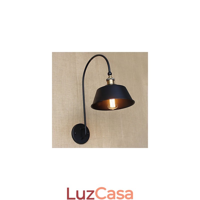 American Country LOFT Industrial Machinery Light Wind Retro Villa Nostalgic Dining Room Ferro Luminária de parede decorativa