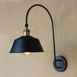 American Country LOFT Industrial Machinery Light Wind Retro Villa Nostalgic Dining Room Ferro Luminária de parede decorativa