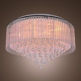 Moderno Contemporâneo Cristal Galvanizado Montagem Embutida