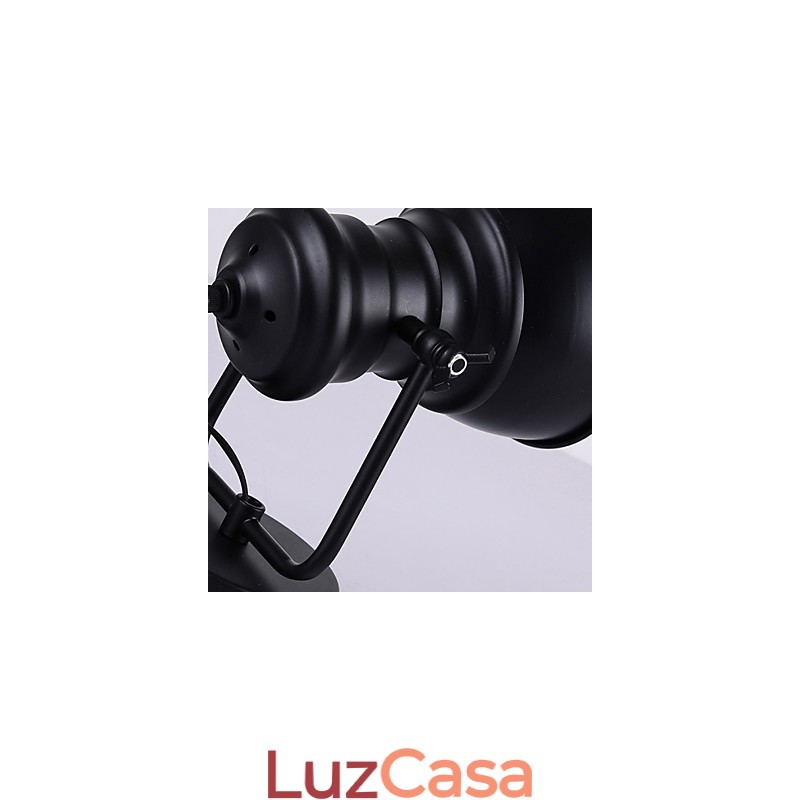 Luminária de parede Art Déco Luminária de parede industrial de ferro com letreiro Luminária de parede estilo loft