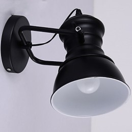 Luminária de parede Art Déco Luminária de parede industrial de ferro com letreiro Luminária de parede estilo loft