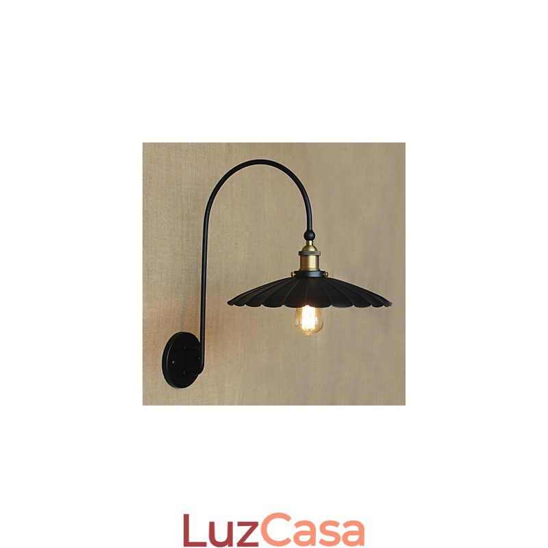 Apliques de parede Iluminação de banheiro Luzes de parede externas Luzes de parede de leitura Tradicional Clássico Metal