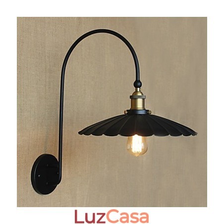 Apliques de parede Iluminação de banheiro Luzes de parede externas Luzes de parede de leitura Tradicional Clássico Metal