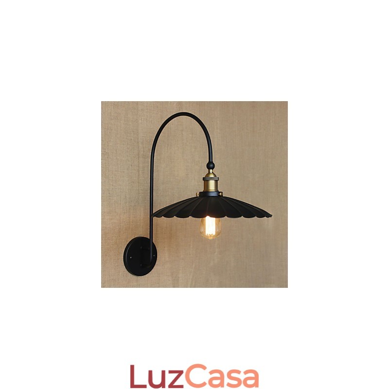 Apliques de parede Iluminação de banheiro Luzes de parede externas Luzes de parede de leitura Tradicional Clássico Metal