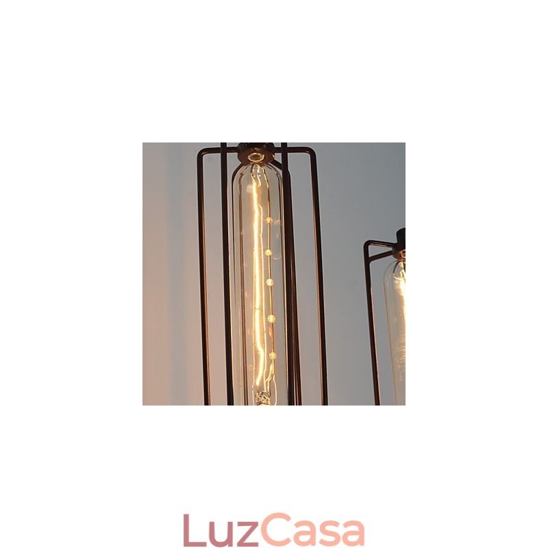 Luminária de parede de ferro retrô estilo loft americano country, luzes da indústria de arte