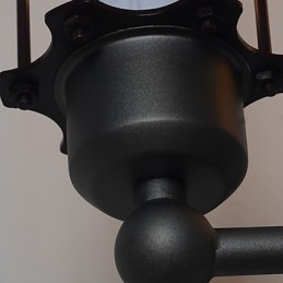 Luminária de parede de ferro retrô estilo loft americano country, luzes da indústria de arte