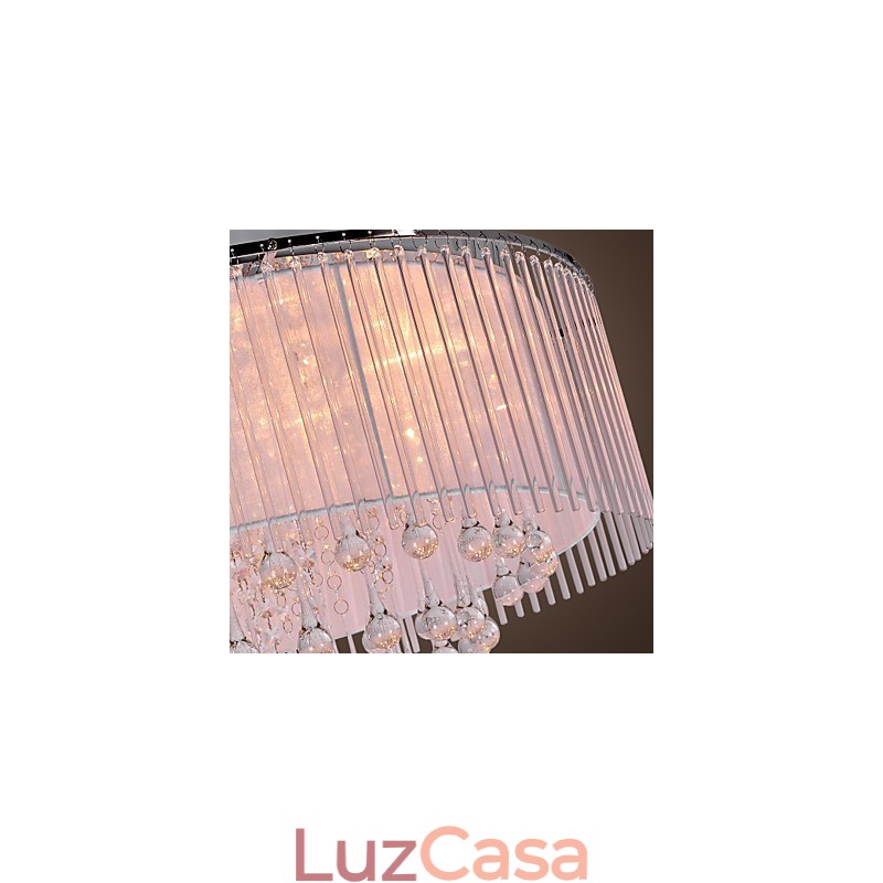 Moderno Contemporâneo Cristal Galvanizado Montagem Embutida