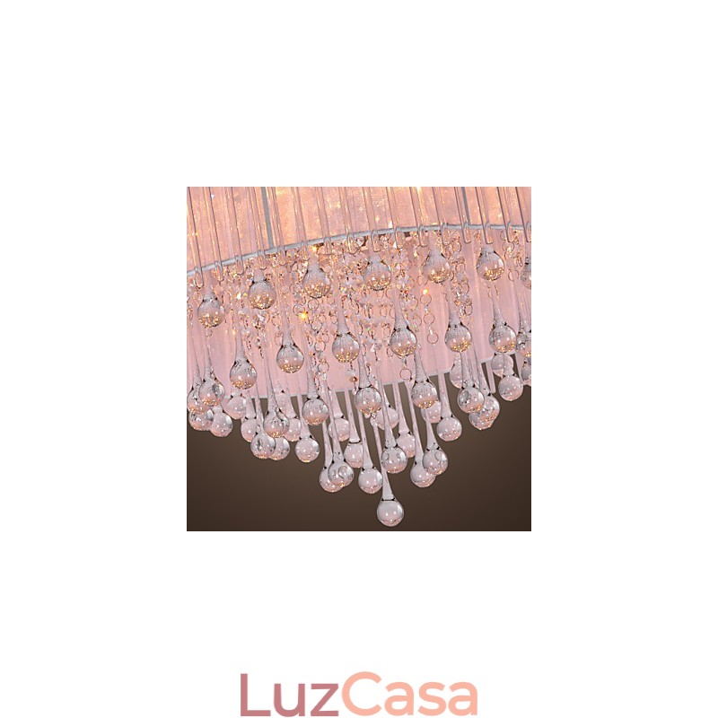 Moderno Contemporâneo Cristal Galvanizado Montagem Embutida