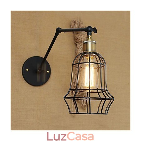 Arandelas de parede Luzes de balanço Luzes de parede de leitura Mini estilo rústico Lodge Metal Arandelas de parede Luzes de balanço Luzes de parede de leitura Mini estilo rústico Lodge Metal
