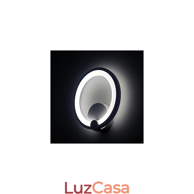 Arandelas de parede modernas Dia. 27CM Anel Metal Acrílico Contemporâneo 90 240V
