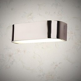 Luminárias de parede embutidas modernas contemporâneas de metal