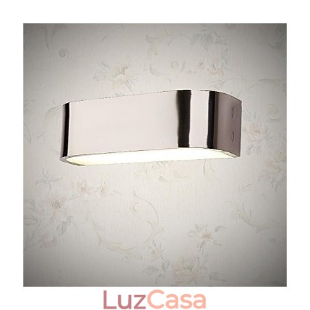 Luminárias de parede embutidas modernas contemporâneas de metal