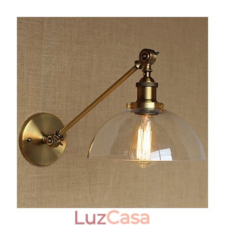 O ferro vidro bronze latão braço estilo retro criativo americano country hall quarto lâmpada de parede O ferro vidro bronze latão braço estilo retro criativo americano country hall quarto lâmpada de parede