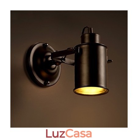 Luminária de parede vintage, luminária de parede industrial preta de ferro forjado, luminária retrô Econce Fixturedison, iluminação de parede para corredor Luminária de parede vintage, luminária de parede industrial preta de ferro forjado, luminária retrô Econce Fixturedison, iluminação de parede para corredor