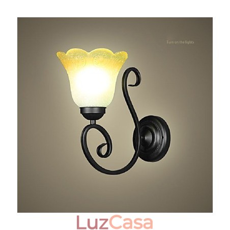 Luminária de parede vintage, luminária de parede com braço oscilante de ferro e vidro, decoração interna, luz de parede para quarto, 110 220 V para sala de estar Luminária de parede vintage, luminária de parede com braço oscilante de ferro e vidro, decoração interna, luz de parede para quarto, 110 220 V para sala de estar