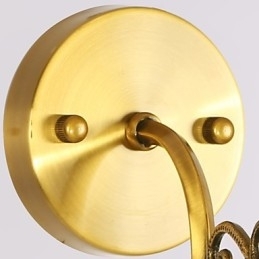 Luminárias de parede clássicas para quarto, luminárias de parede simples de metal para sala de estar, bar, café, corredor, varanda, luminária de parede