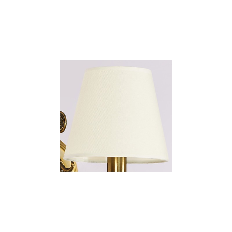Luminárias de parede clássicas para quarto, luminárias de parede simples de metal para sala de estar, bar, café, corredor, varanda, luminária de parede