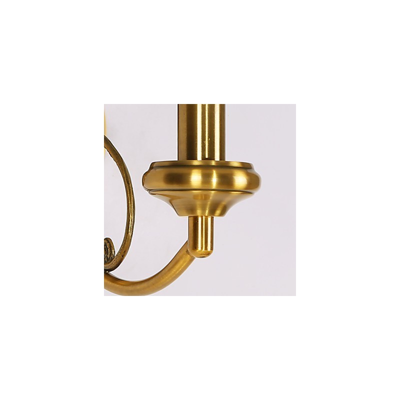Luminárias de parede clássicas para quarto, luminárias de parede simples de metal para sala de estar, bar, café, corredor, varanda, luminária de parede