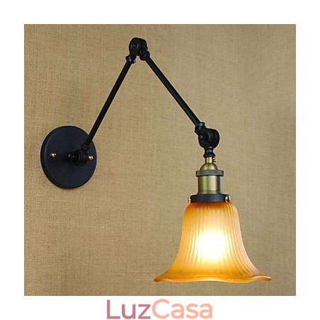 Apliques de parede Iluminação de banheiro Luzes de parede externas Luzes de parede de leitura Lodge rústico Metal Apliques de parede Iluminação de banheiro Luzes de parede externas Luzes de parede de leitura Lodge rústico Metal
