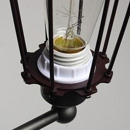 Loft American Country Iron Art Antique Lâmpada de parede Indústria Luzes