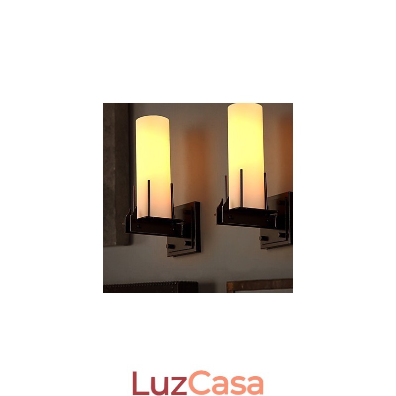 Loft Contraído E Contemporâneo Retro Personalidade Castiçal Lâmpada De Parede Luzes