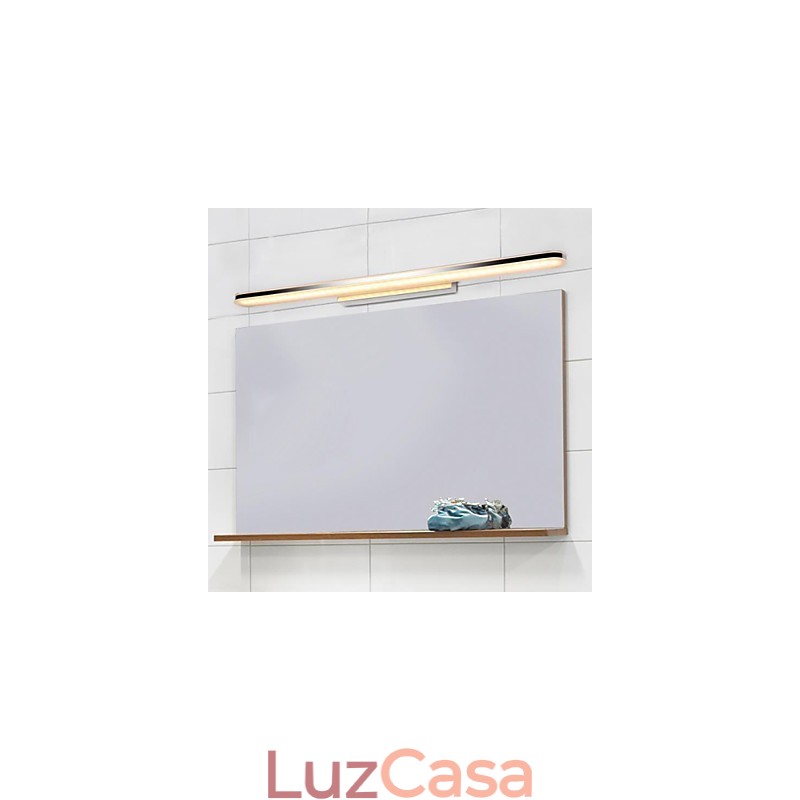 Apliques de parede Iluminação de banheiro Luzes de parede de leitura Mini estilo moderno contemporâneo Metal