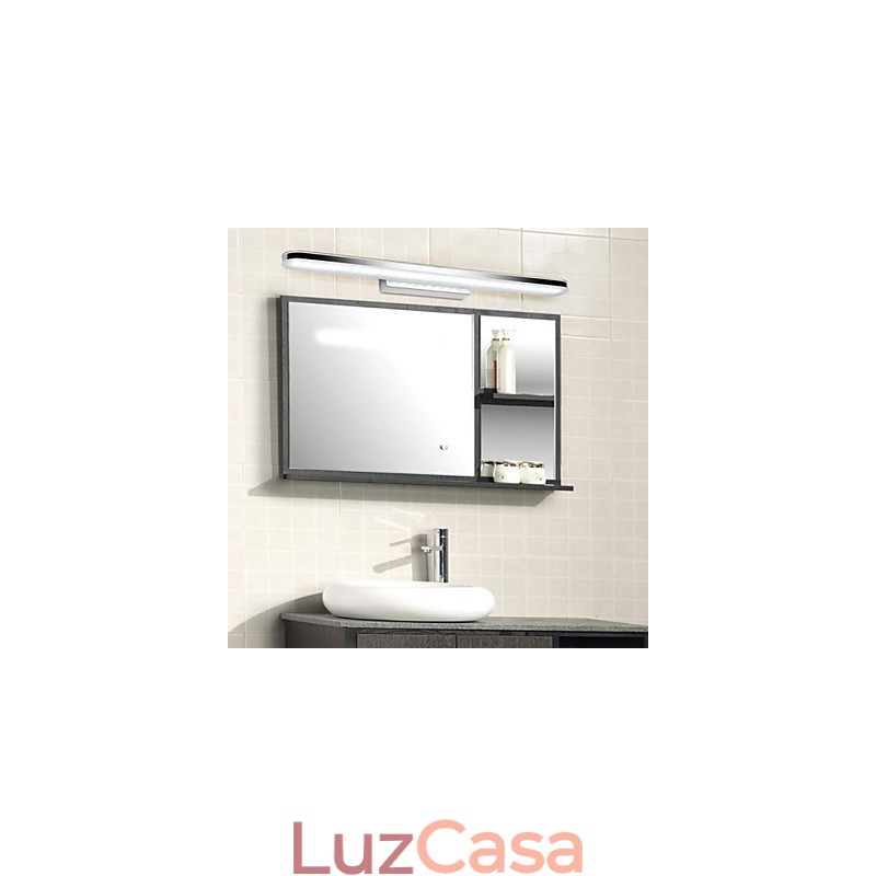 Apliques de parede Iluminação de banheiro Luzes de parede de leitura Mini estilo moderno contemporâneo Metal
