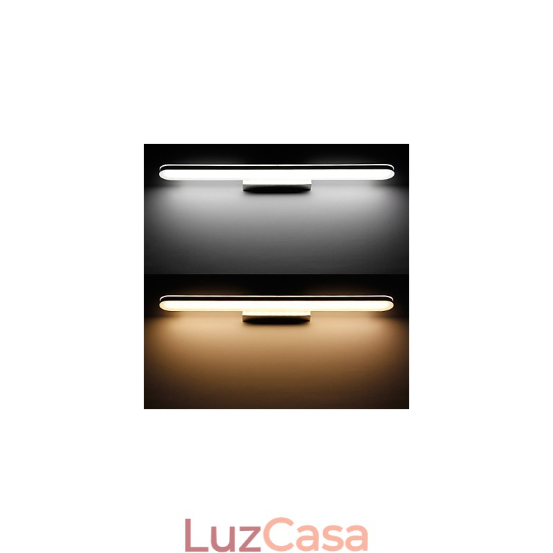 Apliques de parede Iluminação de banheiro Luzes de parede de leitura Mini estilo moderno contemporâneo Metal