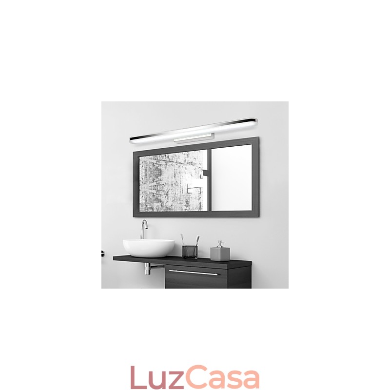 Apliques de parede Iluminação de banheiro Luzes de parede de leitura Mini estilo moderno contemporâneo Metal