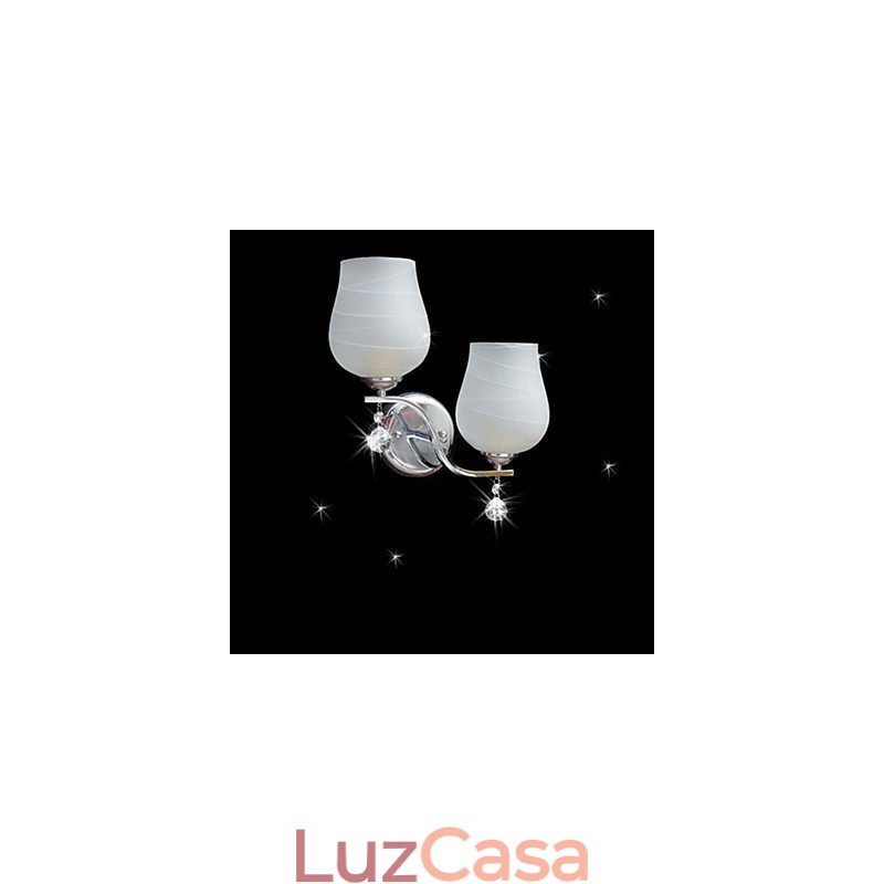 Apliques de parede de cristal Metal moderno e contemporâneo
