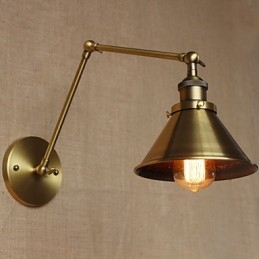 American Rural Countryside Retro Bronze Warehouse Restaurante Café Decorativo Wall Sconce