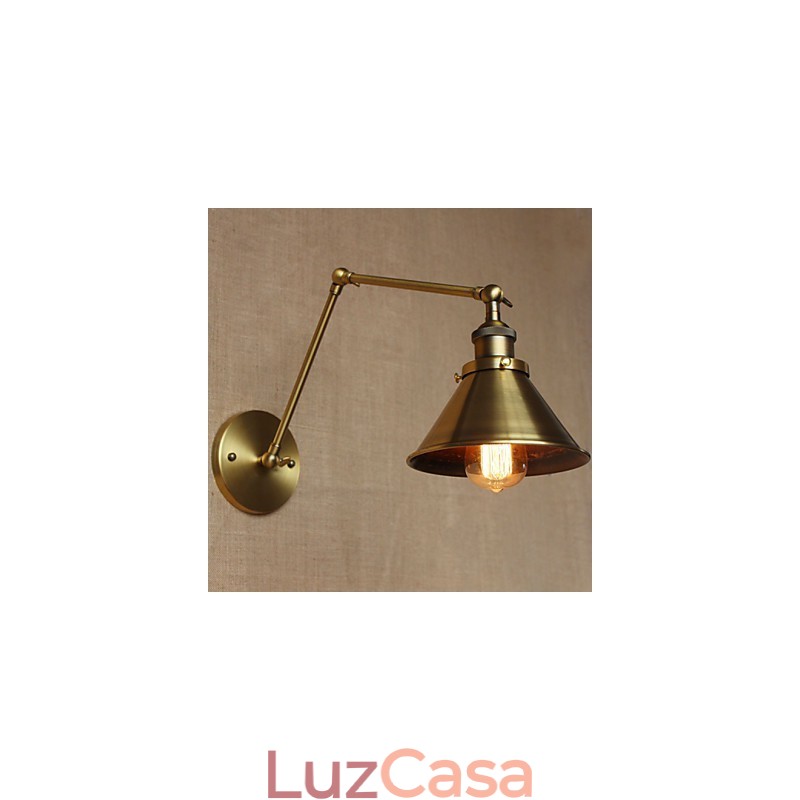 American Rural Countryside Retro Bronze Warehouse Restaurante Café Decorativo Wall Sconce