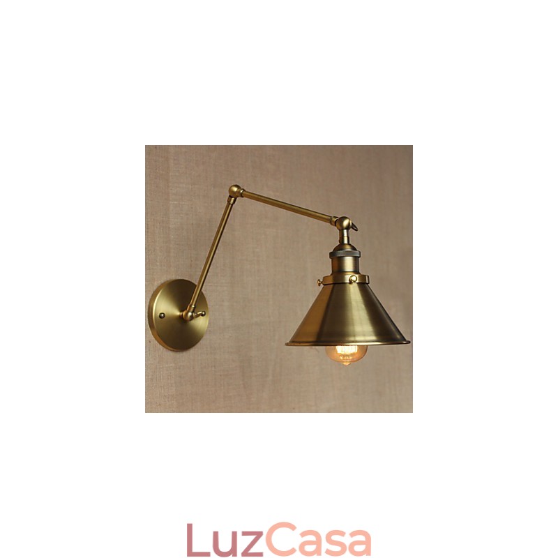 American Rural Countryside Retro Bronze Warehouse Restaurante Café Decorativo Wall Sconce