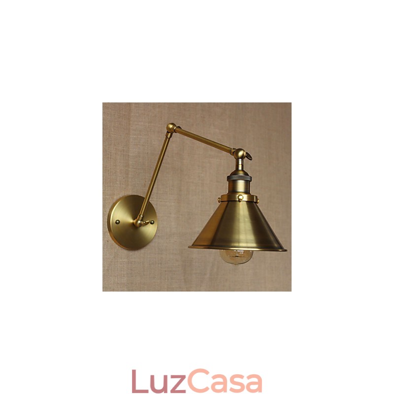 American Rural Countryside Retro Bronze Warehouse Restaurante Café Decorativo Wall Sconce