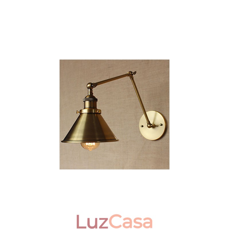 American Rural Countryside Retro Bronze Warehouse Restaurante Café Decorativo Wall Sconce