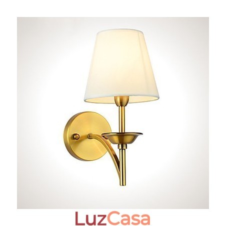 Luminárias de parede clássicas para quarto, luminárias de parede simples de metal para sala de estar, bar, café, corredor, varanda, luminária de parede Luminárias de parede clássicas para quarto, luminárias de parede simples de metal para sala de estar, bar, café, corredor, varanda, luminária de parede