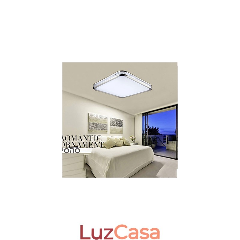 Luminária embutida de acrílico moderna de luxo com luz ajustável dourada ou prateada, você pode escolher