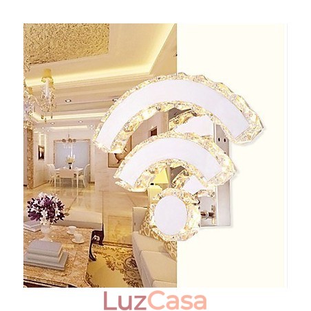 Apliques de parede Cristal Mini Estilo Moderno Contemporâneo Cristal Apliques de parede Cristal Mini Estilo Moderno Contemporâneo Cristal