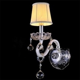 Cristal Mini Estilo Arandelas de Parede Vela Luzes de Parede Modernas Contemporâneas Vidro