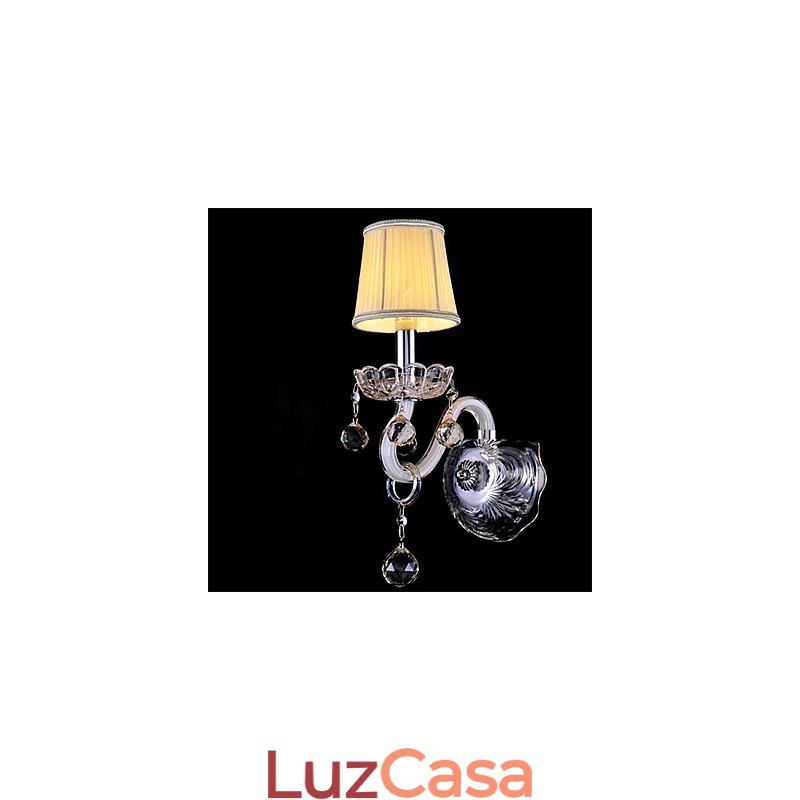 Cristal Mini Estilo Arandelas de Parede Vela Luzes de Parede Modernas Contemporâneas Vidro