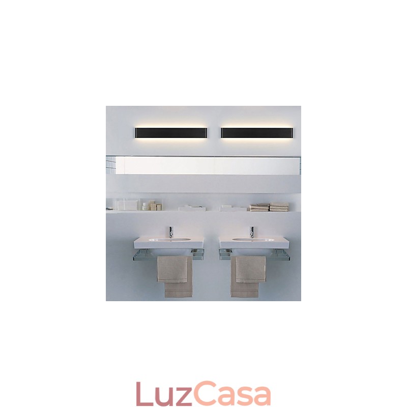 Apliques de parede Iluminação de banheiro Moderno Contemporâneo Metal