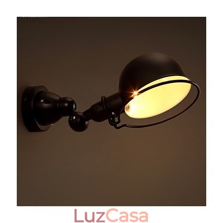 Luminária de parede dobrável com personalidade retrô para corredor, da Creative Industries Luminária de parede dobrável com personalidade retrô para corredor, da Creative Industries