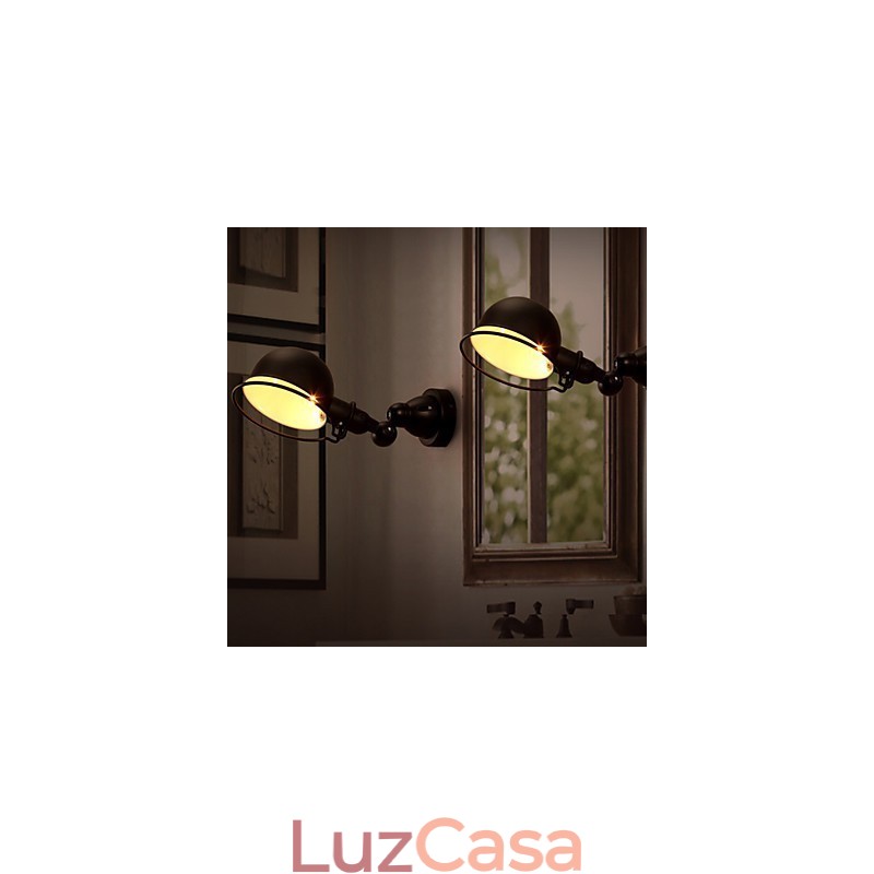 Luminária de parede dobrável com personalidade retrô para corredor, da Creative Industries