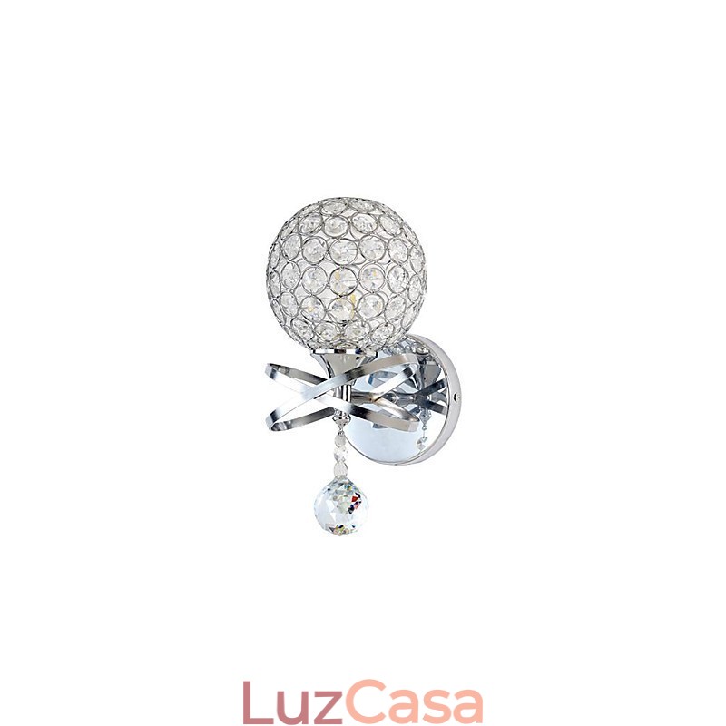 Apliques de parede de cristal Moderno Contemporâneo G9 Metal