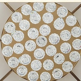 Tradicional clássico rústico lodge latão metal montagem embutida