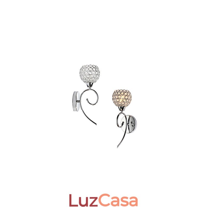 Arandelas de parede Luminárias de parede de leitura Cristal Mini Estilo Moderno Contemporâneo Metal