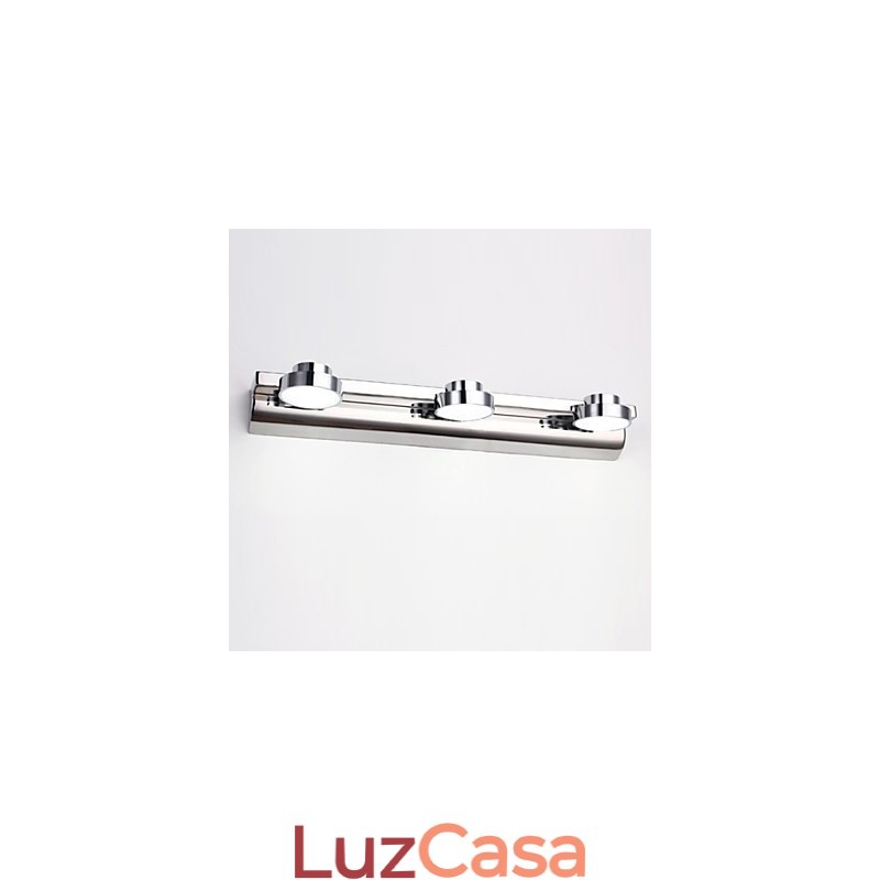 Apliques de parede Iluminação de banheiro Luzes de parede de leitura Mini estilo moderno contemporâneo Metal