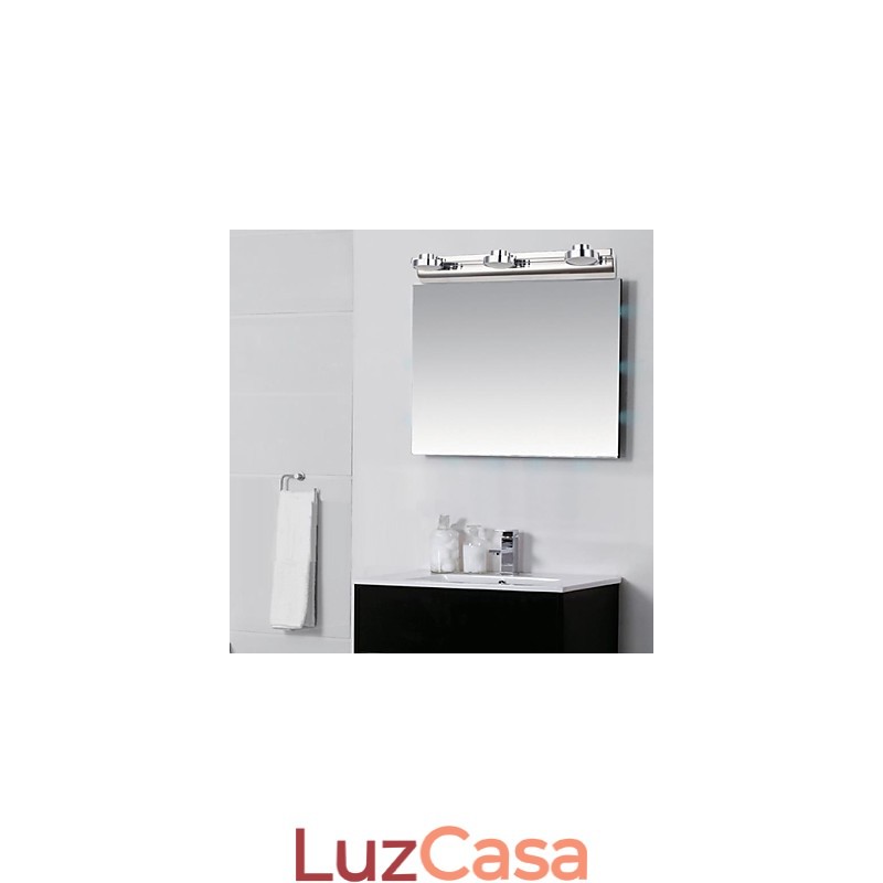 Apliques de parede Iluminação de banheiro Luzes de parede de leitura Mini estilo moderno contemporâneo Metal